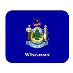  US State Flag   Wiscasset, Maine (ME) Mouse Pad 