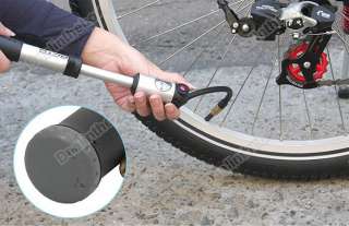 New Mini Portable 300PSI Bike Bicycle High Pressure Pump +2 Cyclinders 