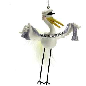  Storks Welcome New Baby Christmas Ornament