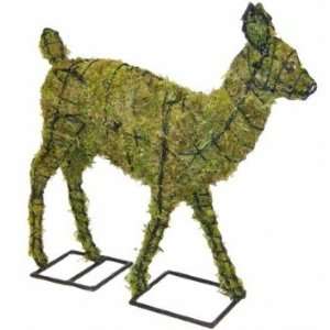  Fawn 13 Mossed Topiary Frame