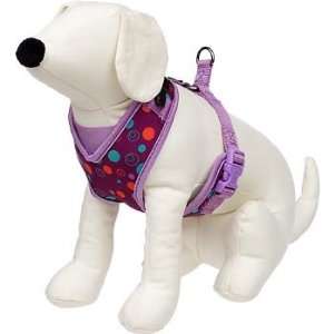   Adjustable Mesh Harness for Dogs in Purple with 