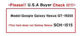Google Samsung Galaxy Nexus SCH I515 I9250 SGP Oleophobic Screen 