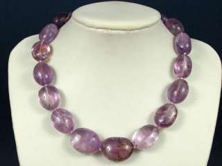 Necklace Amethyst 25mm Nuggets 925 CL  