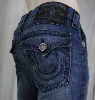 True Religion Jeans Billy Super T REVOLVER black multi stitch 