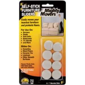  Mighty Movers Self Stick Furniture Sliders  Beige   674062 