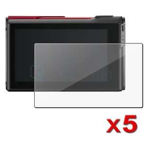 5x LCD Screen Protector Film Guard For Nikon CoolPix S80 Digital 