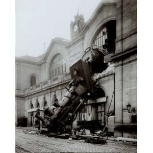  Accident of Montparnasse Station by Unknown 10x12
