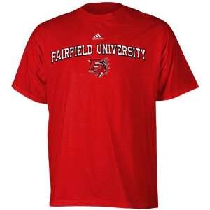  adidas Fairfield Stags Cardinal True Basic T shirt Sports 