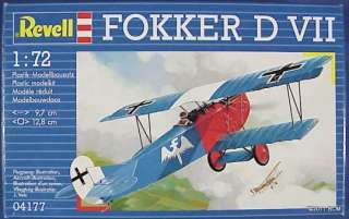 Revell Fokker D VII German Fighter WWI Model Kit 1/72  