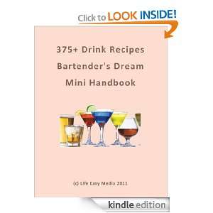 375+ Drink Recipes Bartenders Dream Mini Handbook A Hall  
