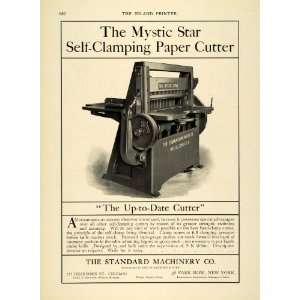   Self Clamping Paper Cutter Machine   Original Print Ad