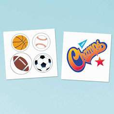 Little Champs Temporary Tattoos   24ct  
