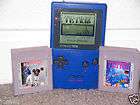 Game Boy Pocket Limited Edition With Box & Six Games Ice Blue Free 
