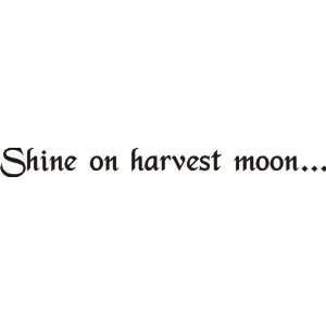  Shine On Harvest Moon Greeting Rubber Stamp Arts, Crafts 