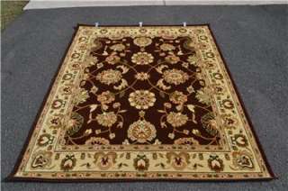 Burgundy Green Brown Ivory Oriental Area rugs Carpet Black Large 4060 