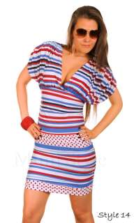 New ♥ Gorgeous ♥ Multi Colour Stripe Dress ♥ Hot Colours 