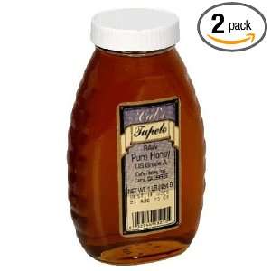 Cals Honey Tupelo Honey, 1 Pounds (Pack of 2)  Grocery 
