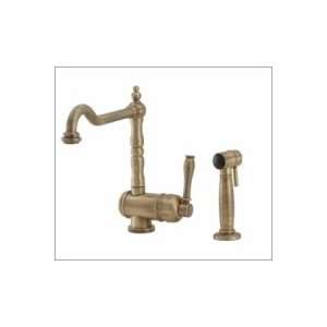 Aqua Brass America Spray 11 Single Lever Faucet with Swivel Spout 