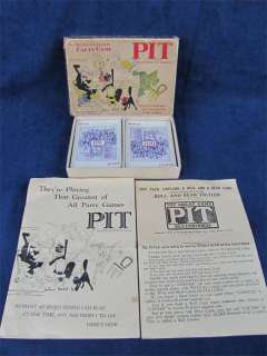 1919 Vintage PIT Parker Brothers Inc. Card Game in Box  