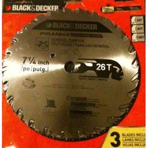  Black & Decker Piranha Steel Circular Saw Blade 7 1/4 
