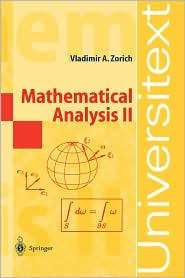 Mathematical Analysis II, Vol. 2, (3540406336), V. A. Zorich 