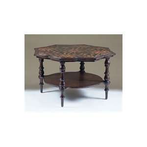  POWELL   Antique Shoppe Speckled Brown Blaze Cocktail Table 