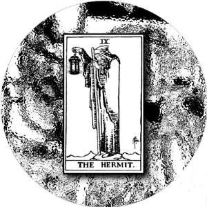  Playing Cards Tarot Card The Hermit 2.25 inch Large Round 