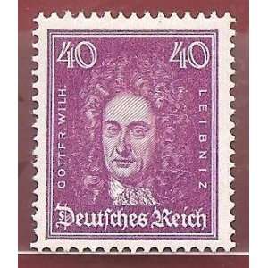  Postage Stamp Gottfried Wilhelm Leibnitz Scott 360 OGMLHVF 