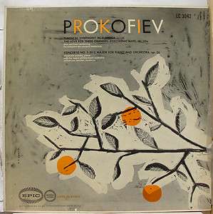   ED1 Yellow DG MARTINON UNINSKY OTTERLOO prokofiev LP VG+ LC 3042 Vinyl