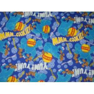  Sesame Street Cookie Monster Fabric