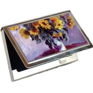  Still Life with Sunflowers 2 By Claude Monet Business Card 
