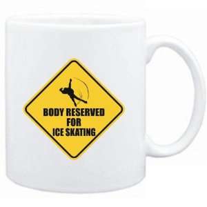   Mug White  BODY RESERVED FOR Ice Skating  Sports