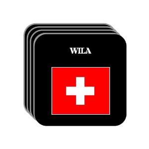  Switzerland   WILA Set of 4 Mini Mousepad Coasters 