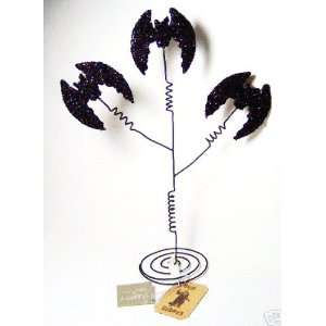  Wendy Addison Bats on a Stand Halloween Decoration