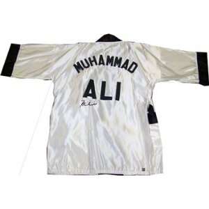   Ali Autographed Black and White Short Robe (Online Authenticated