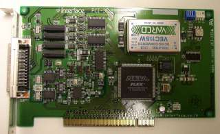 This sale is for an Interface PCI 3521 12 Bit AD / DA Converter. This 