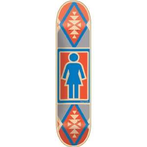  Girl Capaldi Navajo Skateboard Deck   8.0 Sports 