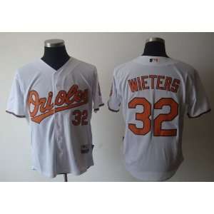  New Wieters Baltimore Orioles #32 Cool Base White Jersey 