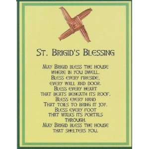  Saint Bridget/Brigids Cross Irish House Blessing Holy 