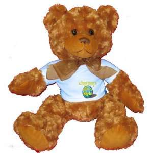  Bungee jumping Rock My World Plush Teddy Bear with BLUE T 