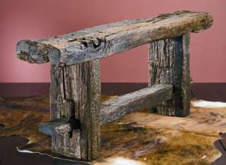 CHUNKY LODGE RUSTIC RECLAIMED WOOD HEAVY CONSOLE TABLE  