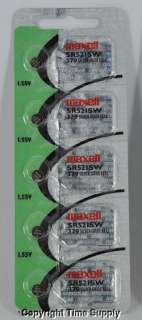 maxell 379 SR521SW SR521 V379 SR63 JA Watch Battery  