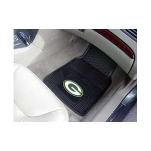  2 PC Green Bay Packers Vinyl Front Car Mats Everything 