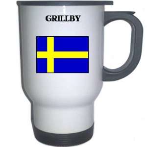  Sweden   GRILLBY White Stainless Steel Mug Everything 