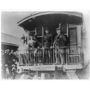 George Catlett Marshall,1880 1959,John Joseph Pershing,on platform of 