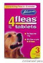 Johnsons 4Fleas 4 fleas flea treatment tablets for dogs and puppies 3 