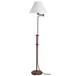   Adjustable 1 Light Floor Lamps in Oil Brushed Bronze
