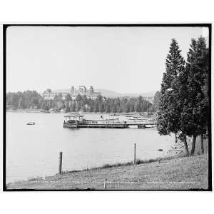  Fort William Henry Hotel from Caldwell shore,Lake George,N 