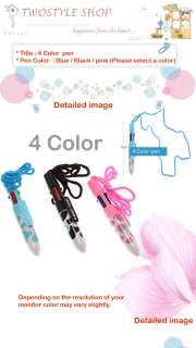 Color Ball Pen Design Pen Necklace Office 3set  