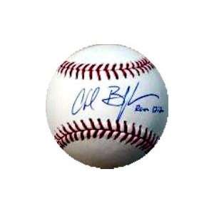  Chad Bradford Autographed Baseball